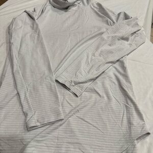 Lululemon Athletica Cream Striped Top